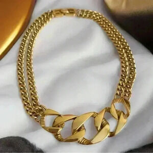 Givenchy Gold Plated Necklace w/ Givenchy Box